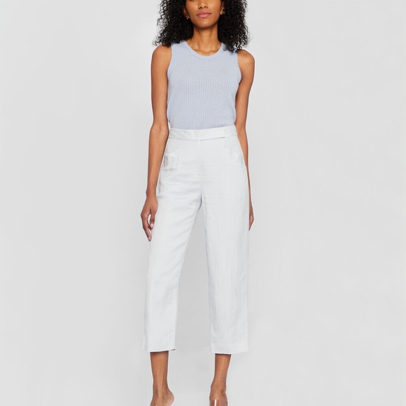 Linen Blend Trouser - New With Tags - NEVER WORN - 888 Grey Mist